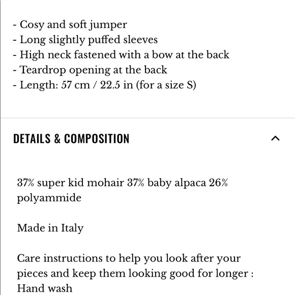 NWT Sézane Octavia sweater in Ecru XS - Picture 3 of 4